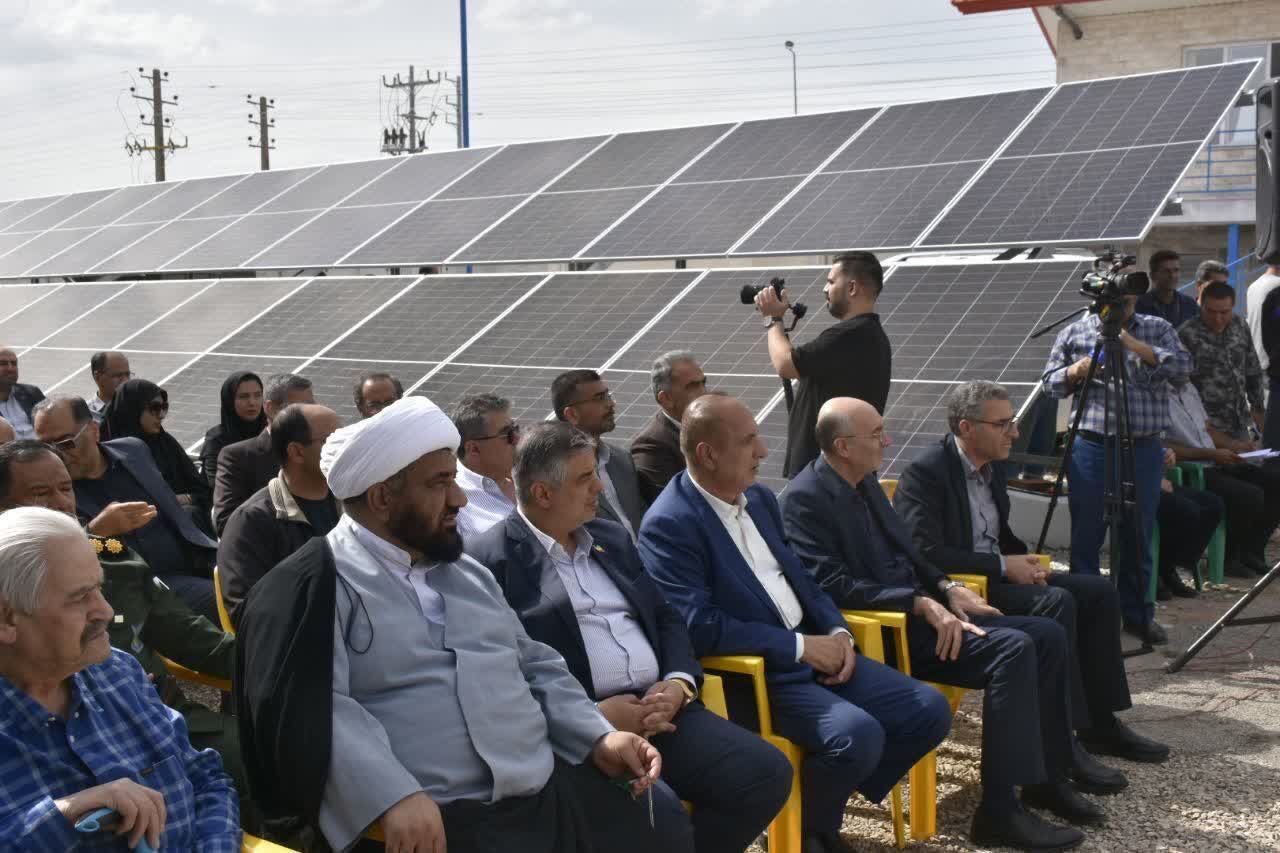 بهرهبرداری از نیروگاه ۶ مگاواتی خورشیدی در فراهان
