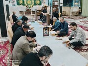 جلسه هفتگی انس با قرآن همراه با شهدا در  حسینیه امیرالمؤمنین (ع)