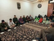 دیدار اهالی مسجد امام سجاد(ع) با خانواده شهید مهدی چنگایی