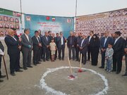 کلنگ احداث ۲ مدرسه «شجره‌طیبه» در میناب به زمین زده شد