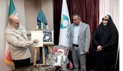 رونمایی از آثار نقاشی بریل «اسماء دغاقله» با پیام صلح برای مردم جهان