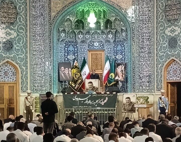 برگزاری مراسم چهلمین روز شهادت امیر سپهبد سید عبدالرحیم موسوی در شهرری