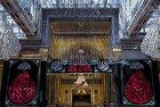 سیاه پوش شدن حرم حضرت عباس(ع) در سالروز شهادت امام جواد(ع)