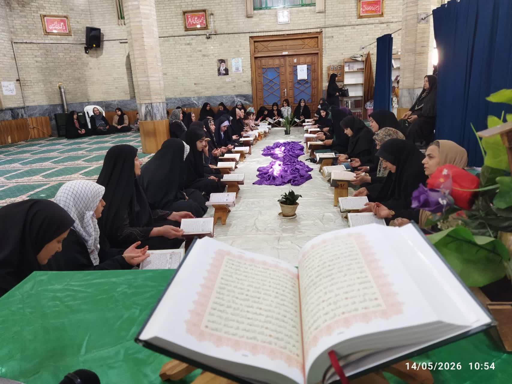 قرآن و شهادت؛ پیوندی آسمانی در محفل قرآنی بانوان میاندوآب