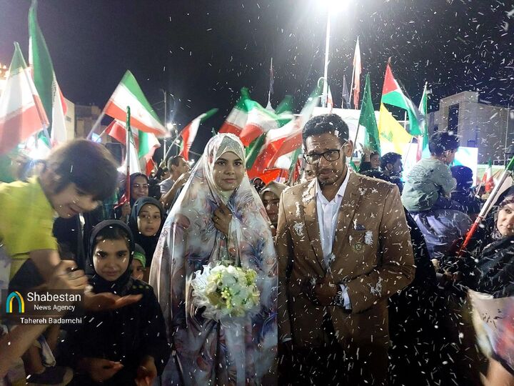 لحظاتی از شادی خیابان با حضور زوج‌های وطن‌دوست کرمانی