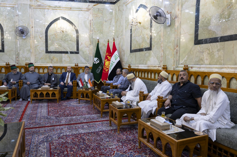 تشرف سفیر هند به آستان مقدس حضرت عباس(ع)+ عکس