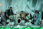 جشن ازدواج ۵ زوج‌ جان‌فدا در میدان فاطمی تهران