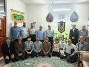 حضور جمعی از ورزشکاران هیئت پهلوانی و زورخانه ای بسیج لرستان در منزل پاسدار شهید مهدی چنگایی 