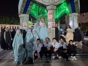درخشش گروه سرود «آوای ترنم» کانون فرهنگی امام رضا(ع) مسجدالاقصی اراک در دومین اجرای میدانی خود میان هزاران تماشاگر تهرانی