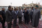 تشرف سفیر هند به آستان مقدس حضرت عباس(ع)+ عکس