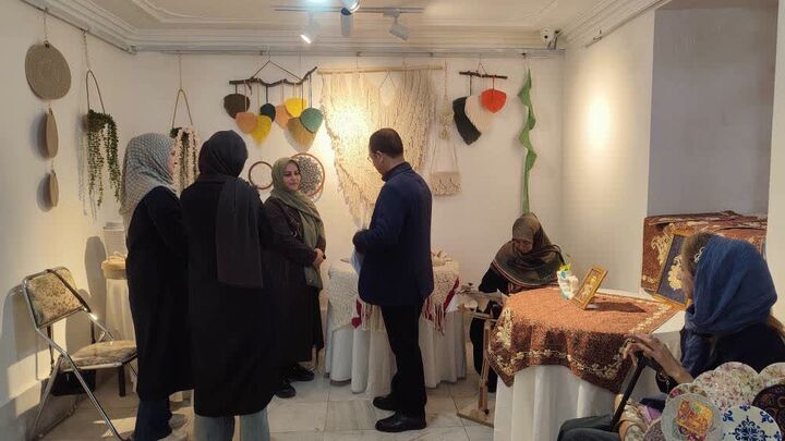 افتتاح نمایشگاه صنایع‌دستی در خوی