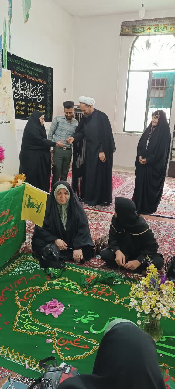 جشن ازدواج آسمانی حضرت علی(ع) و حضرت زهرا(س) در مسجد سادات کرناچی برگزار شد