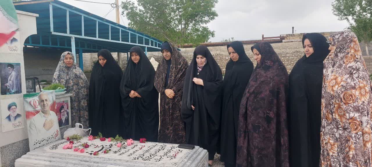 مراسم جزءخوانی قرآن کریم در مزار شهید شهید رمضان حسنوند