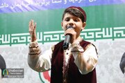 طنین رجزخوانی نوجوانان در مشهدالرضا(ع)