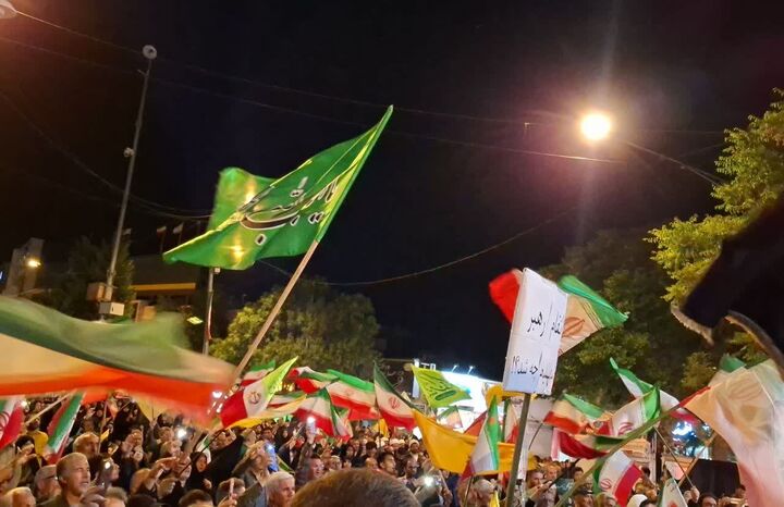 عزاداری مردم بجنورد در میعادگاه ۸۱ همزمان با مراسم دومین سالگرد شهادت شهدای خدمت