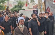 پیکر سردار عباسعلی فرزندی در قم تشییع شد