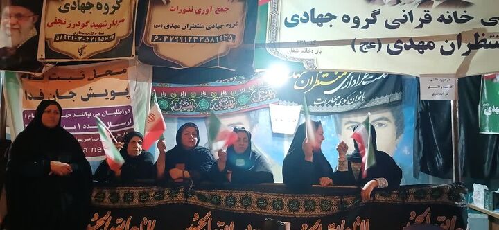 روایت یک موکب زنده در دل شب‌های «جنگ سوم»