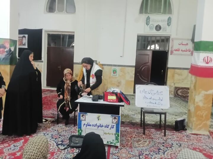 برگزاری دوره آموزش امداد و نجات در کانون فرهنگی شهدای قلعه قروه