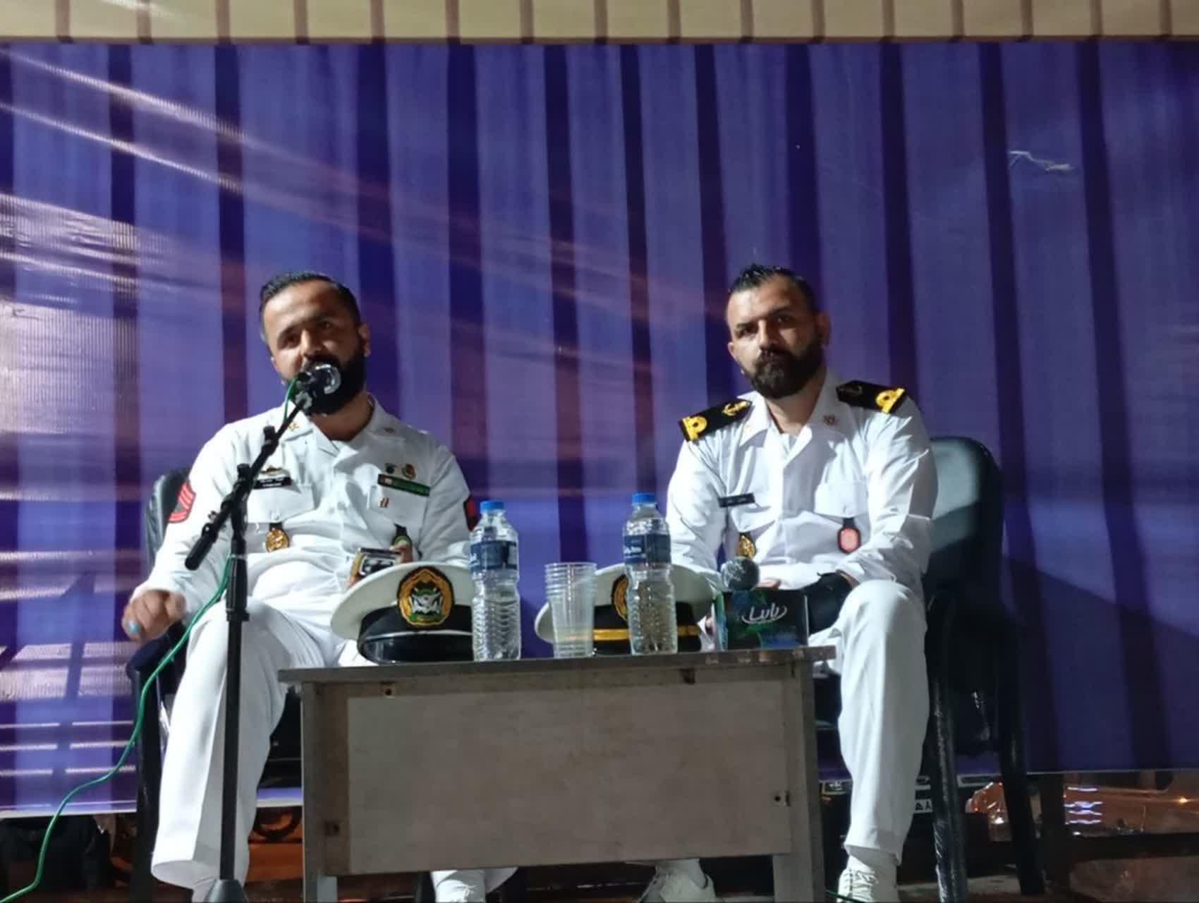 هر زخمم نشان افتخار است / از میان دریای آتش با روح ۱۰۴ شهید بازگشتیم