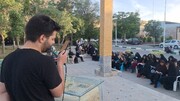 حضور مردم ولایتمدار اراک در دعای پرفیض عرفه جوار مقبره شهید گمنام شهر صنعتی