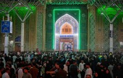 حرم مقدس امام علی(ع) در شب عید قربان