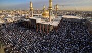 اقامه نماز عید قربان در حرمین کاظمین(ع)