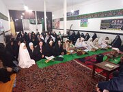 میثاق اهالی کوی قجلو با شهدا در محضر کلام وحی