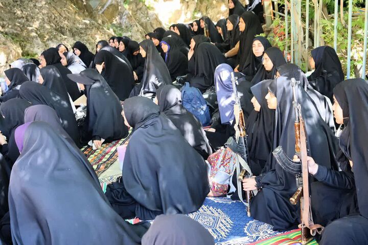 رزمایش «دختران جان فدا» در روستای تکیه؛ از تمرین تا «خود ساختن» به نیابت از شهدای رمضان