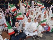 جشن تکلیف دانش آموزان دختر اراکی در میدان شهدا برگزار شد