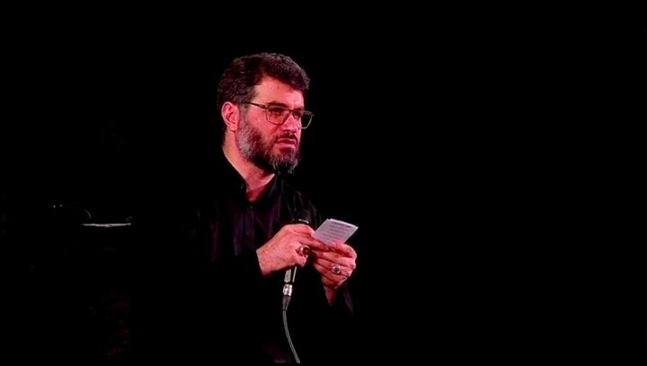 شعرخوانی میثم مطیعی برای خانواده رهبر شهید انقلاب