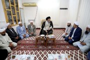 دیدار عیدانه نماینده ولی‌فقیه در گلستان با علمای اهل‌سنت کلاله