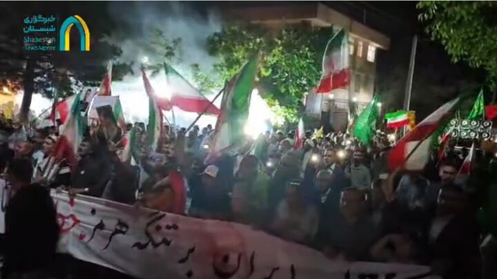نودمین شب تجمع و راهپیمایی مردم شهرکرد