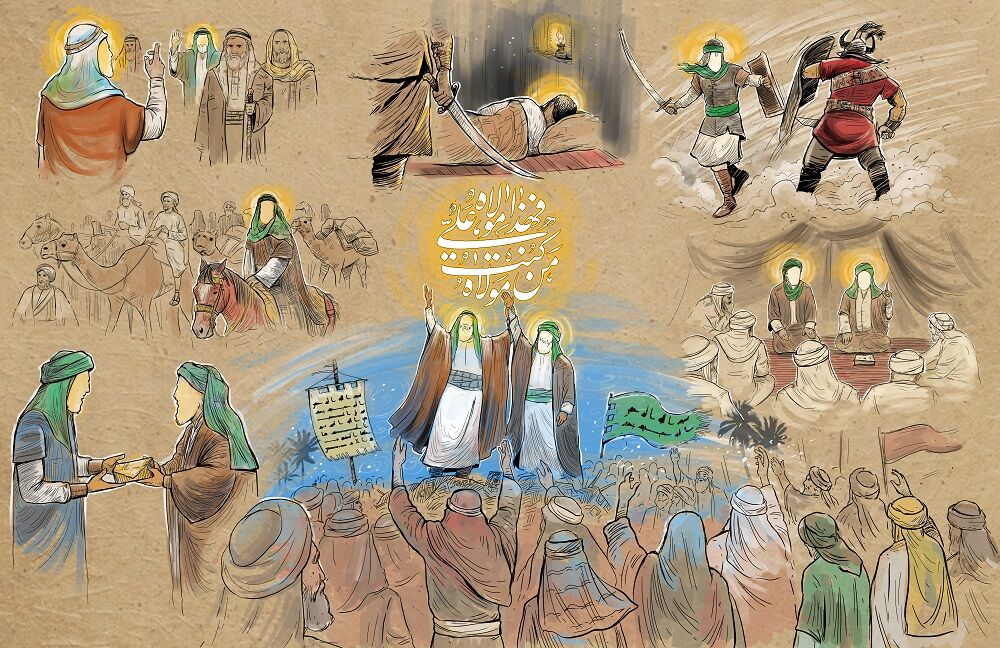 غدیر در آینه پرده‌خوانی؛ روایت ولایت با رنگ و بوی عاشورا&nbsp;