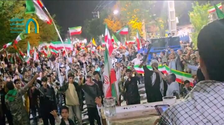 نودودومین شب تجمع و راهپیمایی مردم لردگان