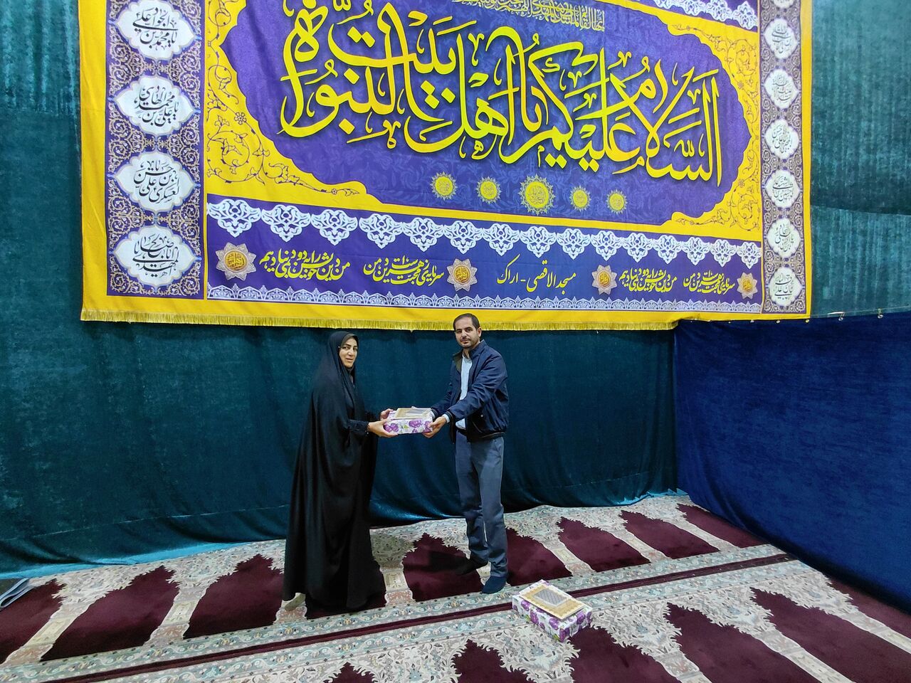 تقدیر از مربیان و مدیران سه کانون مسجد فعال در تهیه نماهنگ غدیر