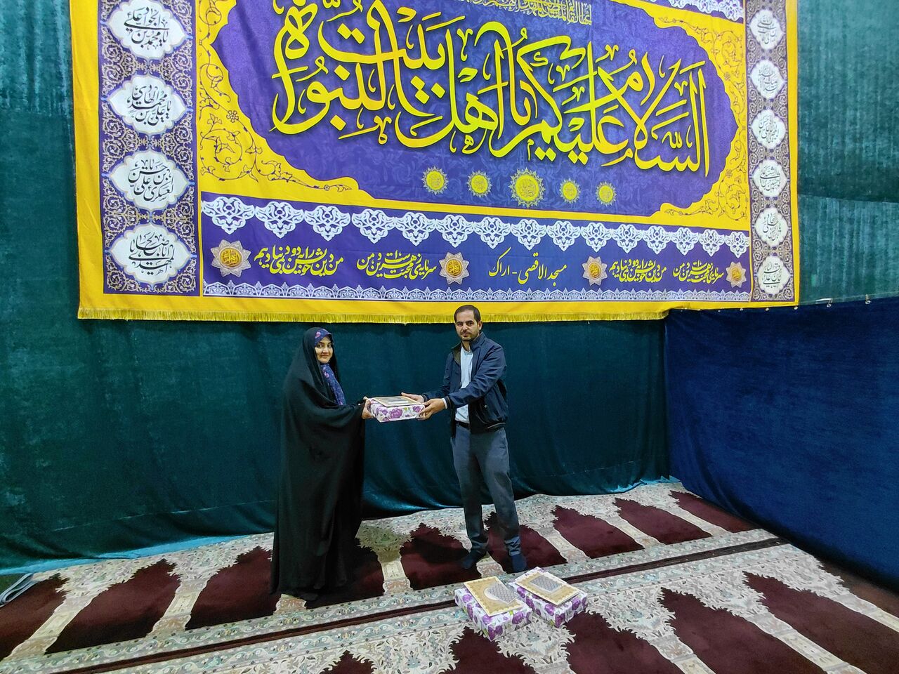 تقدیر از مربیان و مدیران سه کانون مسجد فعال در تهیه نماهنگ غدیر
