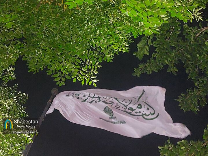 لحظاتی دیدنی از آئین برافراشتن پرچم حرم مطهر امیرالمؤمنین علی علیه‌السلام در کرمان