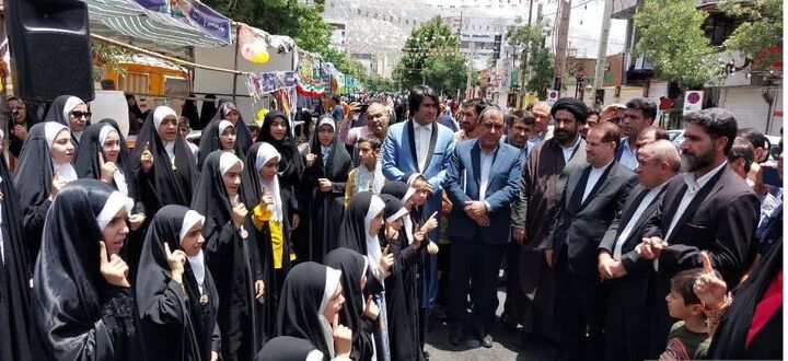 یاسوج در مسیر نور؛ «میهمانی کیلومتری غدیر» با محوریت کانون‌های فرهنگی مساجد و موکب‌های مردمی در کهگیلویه و بویراحمد