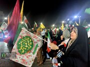 نود و پنجمین شب حماسه خیابان با حال و هوای غدیری در کرمان