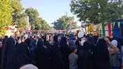 حضور چشمگیر مردم بروجرد در مهمانی ۲ کیلومتری غدیر