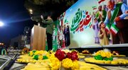 ۱۱۰سینی میوه به میمنت غدیر در میدان شهید سپهبد حاج قاسم سلیمانی رفسنجان