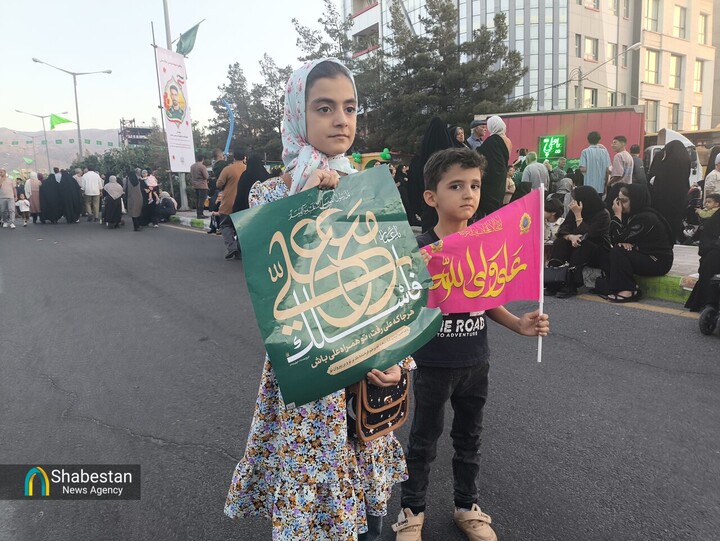 بیرجند در مسیر ولایت؛ شکوه مهمونی کیلومتری غدیر