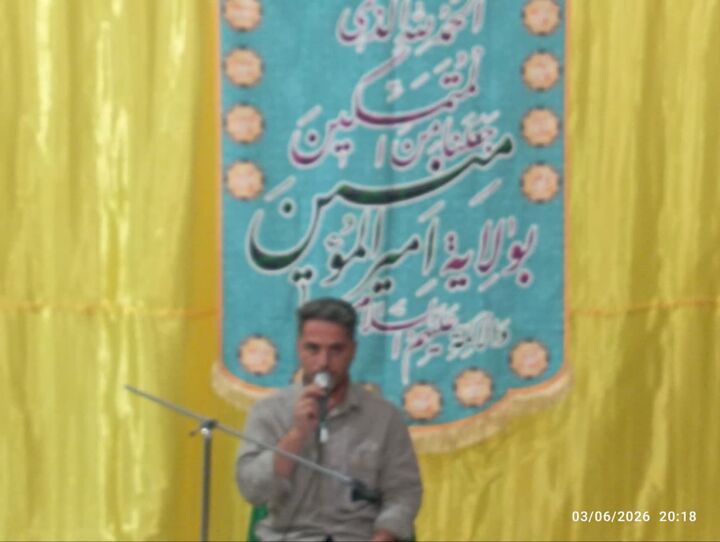 محفل جشن عید غدیر در مسجد قمر بنی‌هاشم(ع) گیلانغرب برگزار شد