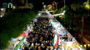 تصاویر هوایی از شکوه حضور مردم کرمان در میهمانی کیلومتری غدیر
