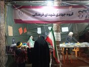 موکب «شهدای فرهنگی»؛ پاتوق کتابخوانان بیرجند در شب های مقاومت