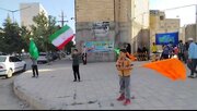 حضور فعال نوجوانان مسجدی شهید عاصمی در موکب «بچه‌های مسجد» / از پرچم‌گردانی تا اجرای سرود حماسی