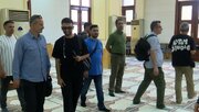 دیدار خبرنگاران خارجی با امام جمعه اهل سنت بندرعباس