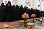 سفره برکت و کرامت با حضور بانوان خادم آستان قدس رضوی