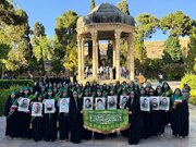 طنین کلام وحی در سومین حرم اهل بیت (ع)؛ تجلیل از ۷۰ حافظ کل قرآن در شیراز