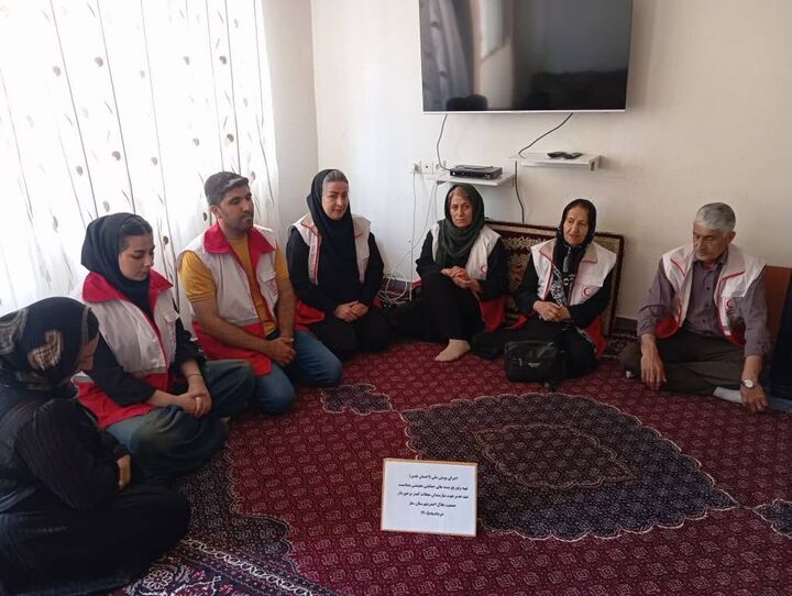 خدمت‌رسانی داوطلبانه هلال‌احمر کردستان به بیش از سه هزار نفر در دهه ولایت